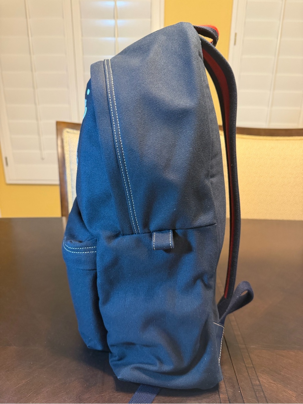 New Authentic Gucci Logo Black Canvas Backpack - Picture 7 of 16
